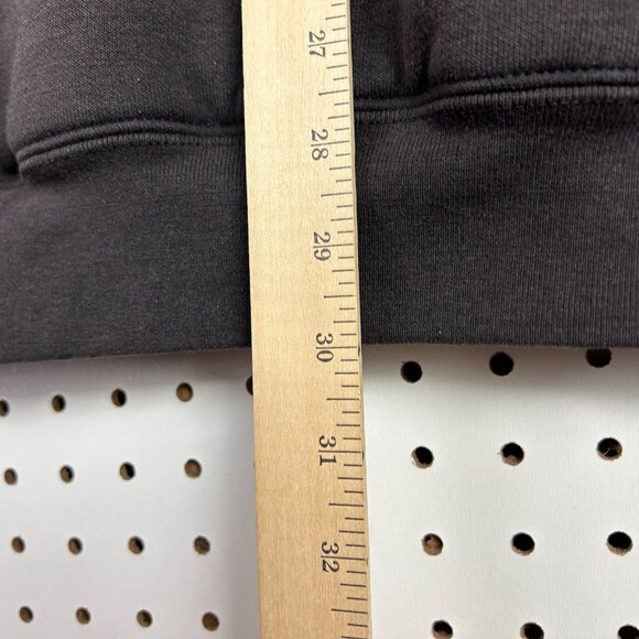 Carhartt Vintage Waffle Lined Hoodie XXL Jacket Vintage Dark Brown Weave Work - Picture 7 of 8